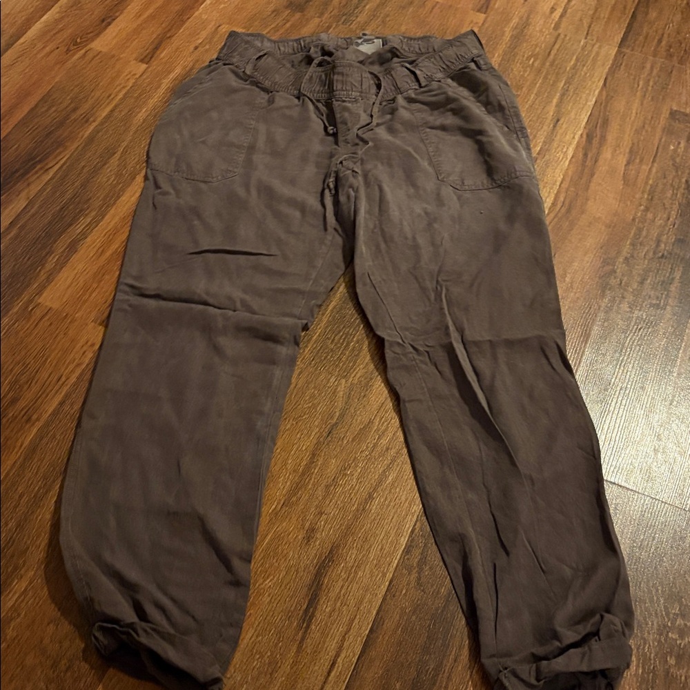 led Brown Casual Pants (under belly maternity)